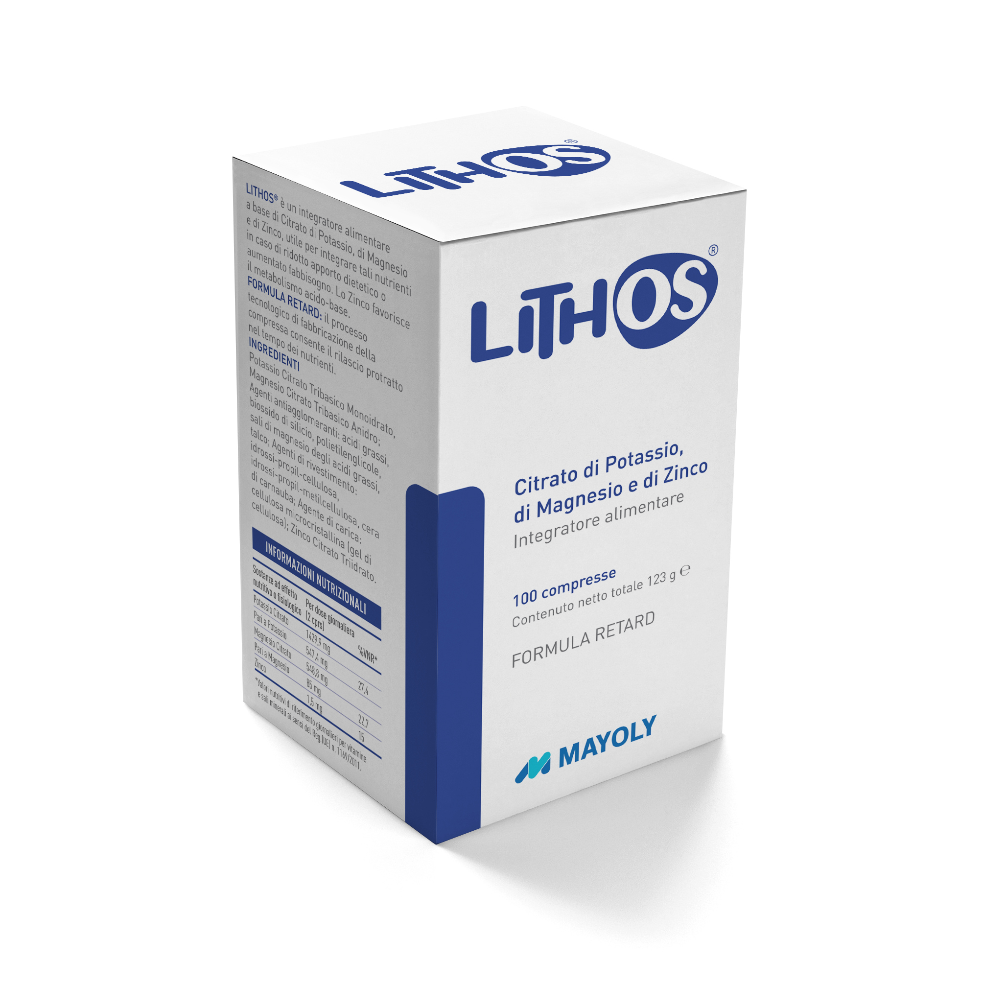 Lithos - Integratore per l'equilibrio acido-base - 100 compresse