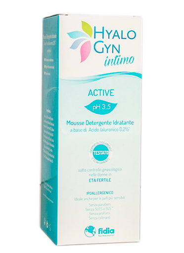 Hyalo Gyn Intimo Active Mousse Detergente Idratante 200 ml