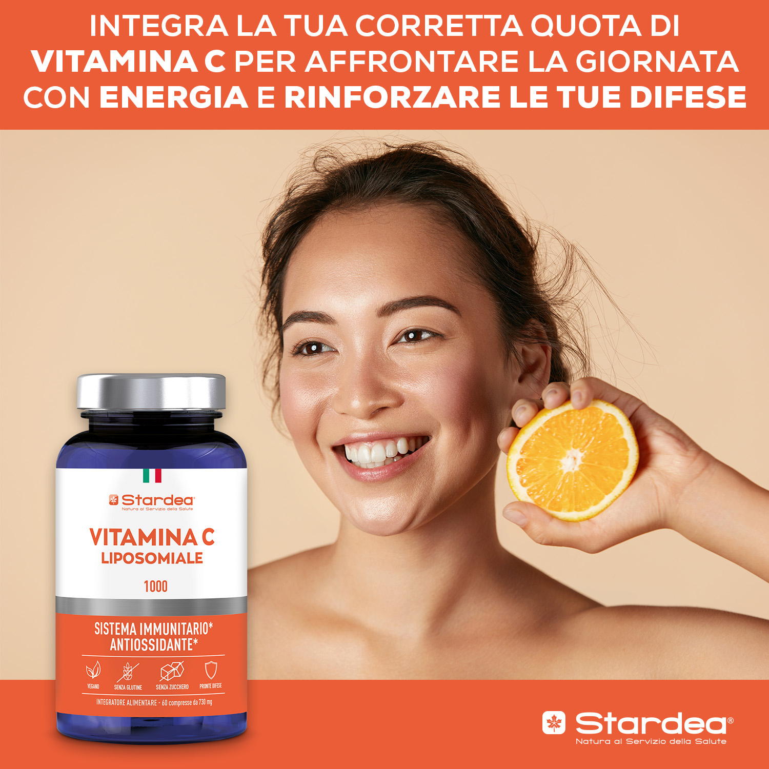 STARDEA VITAMINA C LIPOSOMIALE 1000 - Compresse - Integratore alimentare 