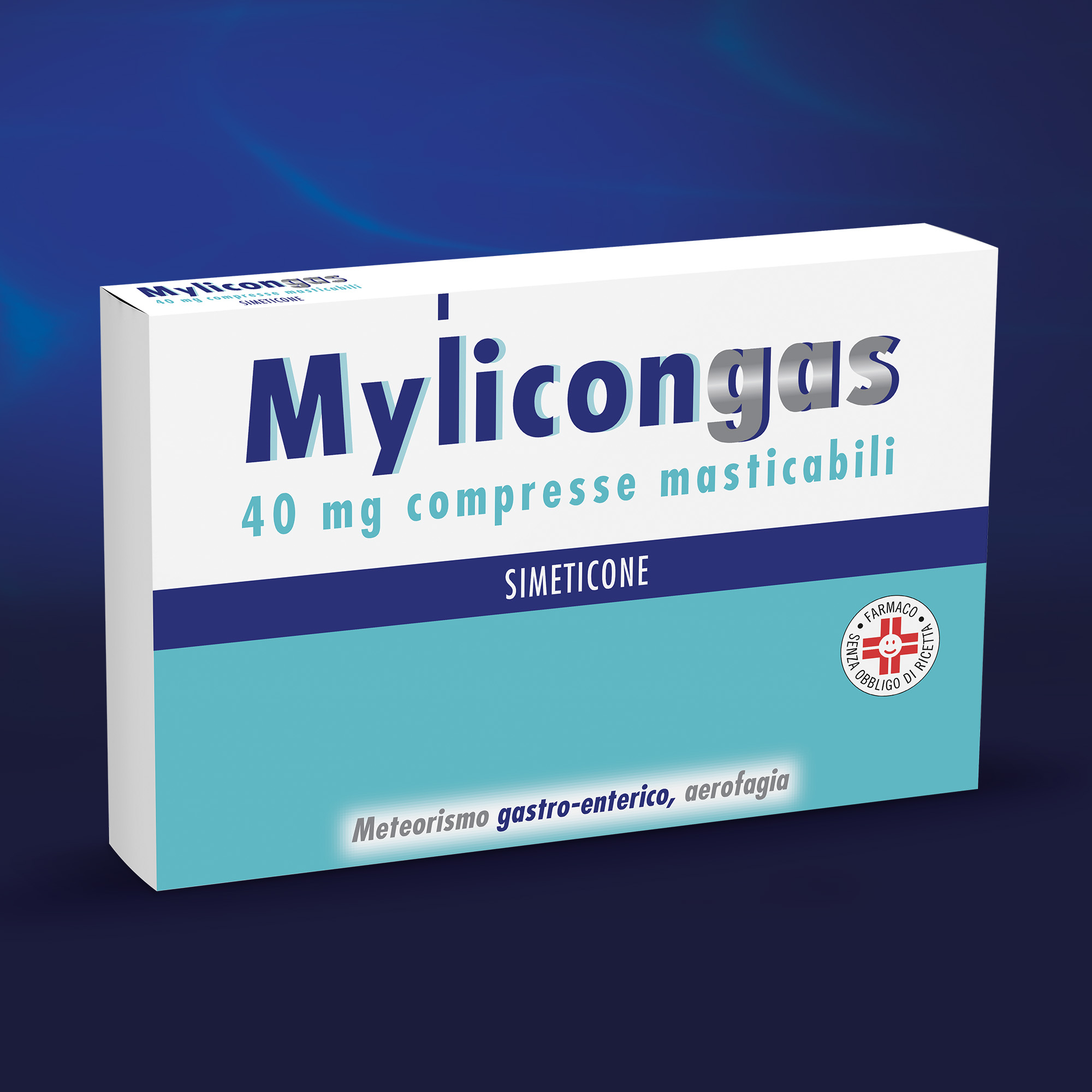 Mylicongas Aerofagia 50 Compresse per Flatulenza Meteorismo Gonfiore addominale