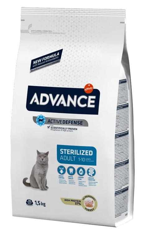 ADVANCE CAT AD STER CH&RI1,5KG
