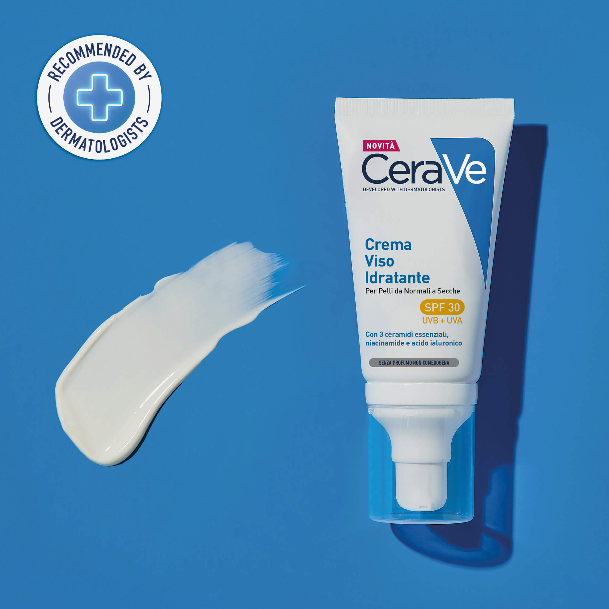CeraVe Crema Viso Idratante SPF30 24 ore con acido ialuronico 52 ml