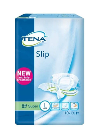 Tena Slip Super Pannolini Mutandina Taglia L 10 Pezzi