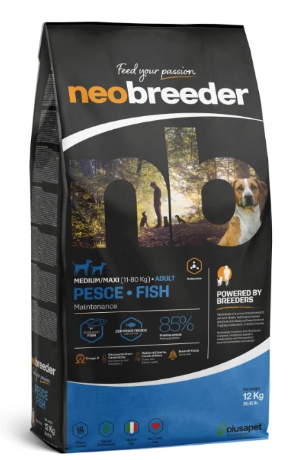 NEOBREEDER DOG ADULT FISH MEDIUM MAXI KG 12 - P10246