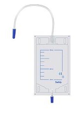 Serenity Sacca Per Raccolta Urina Da Gamba Con Tubo 10 cm 10 Pezzi