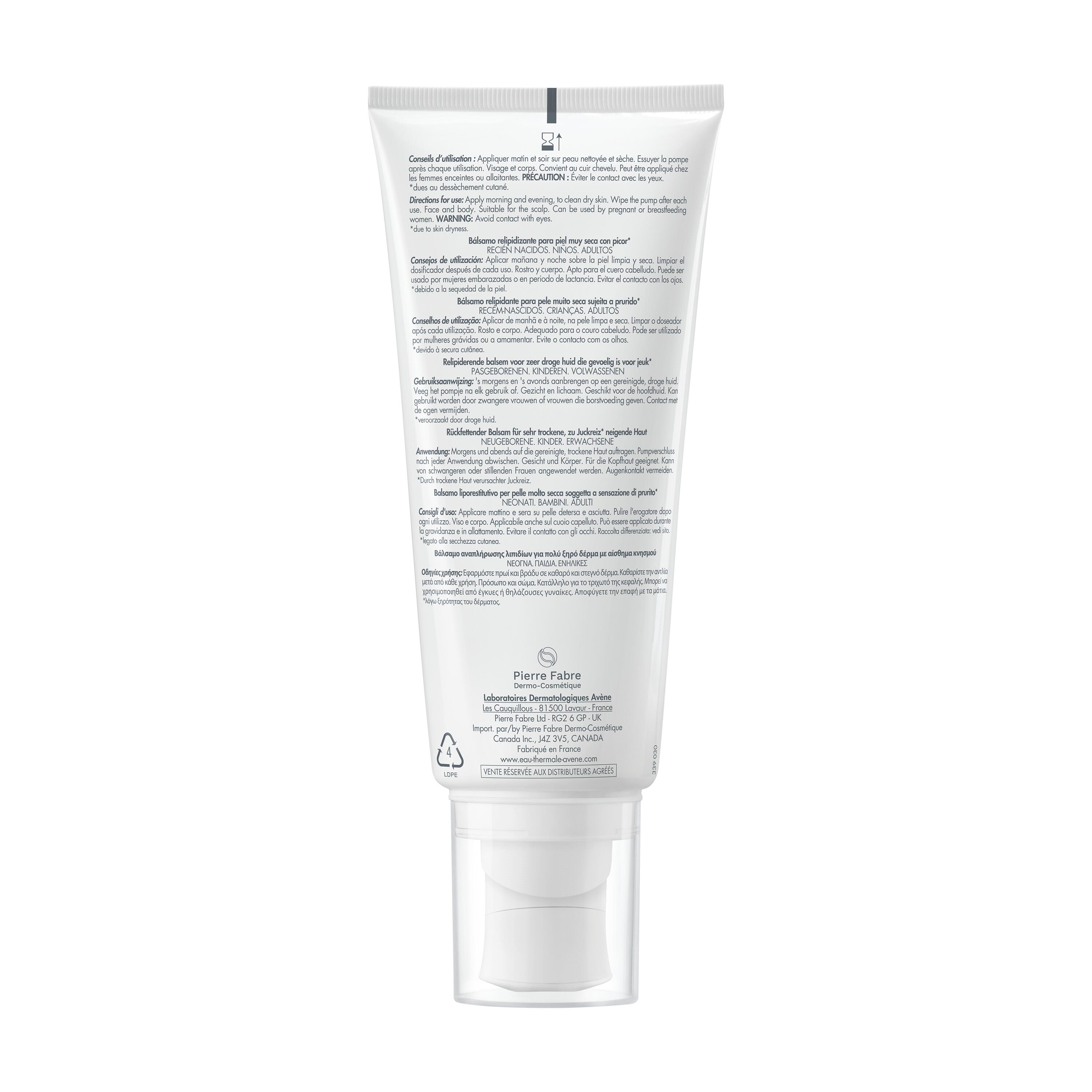 Avène Xeracalm AD - Balsamo Liporestitutivo Per Pelle Molto Secca E Atopica 200 ml
