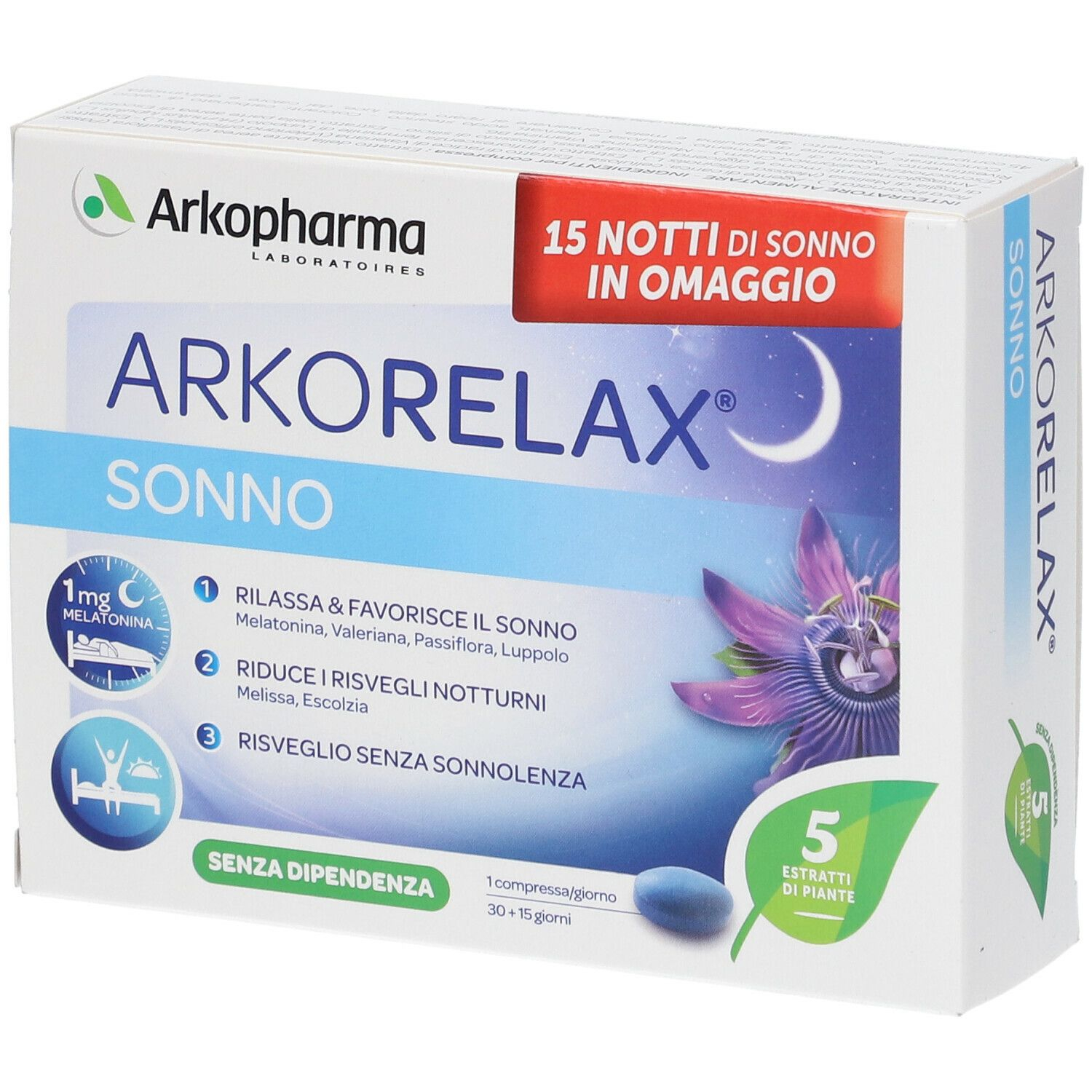 Arkorelax Sonno 30+15 capsule