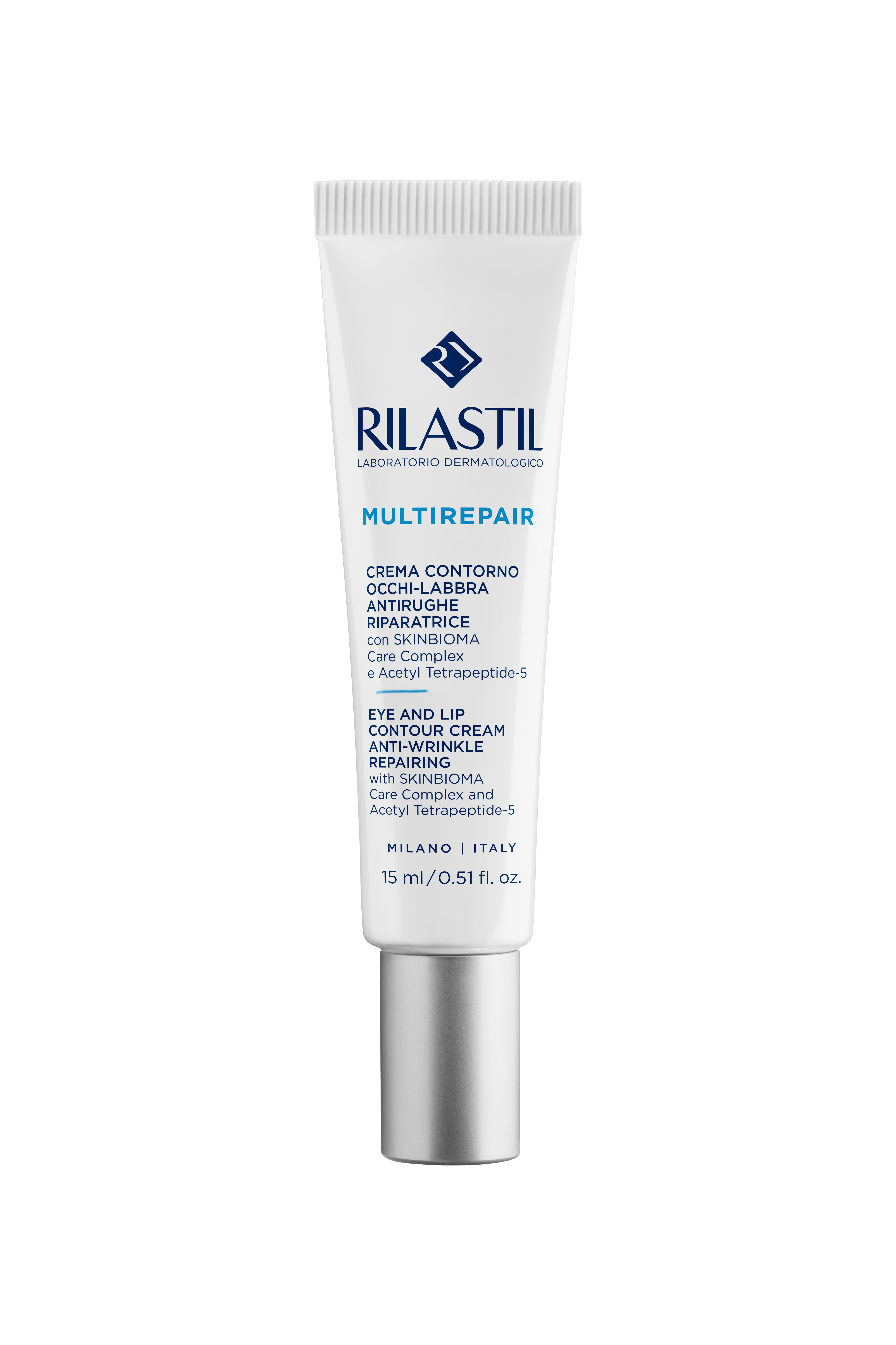 Rilastil Multirepair - Crema Contorno Occhi-Labbra Antirughe Riparatrice 15 ml