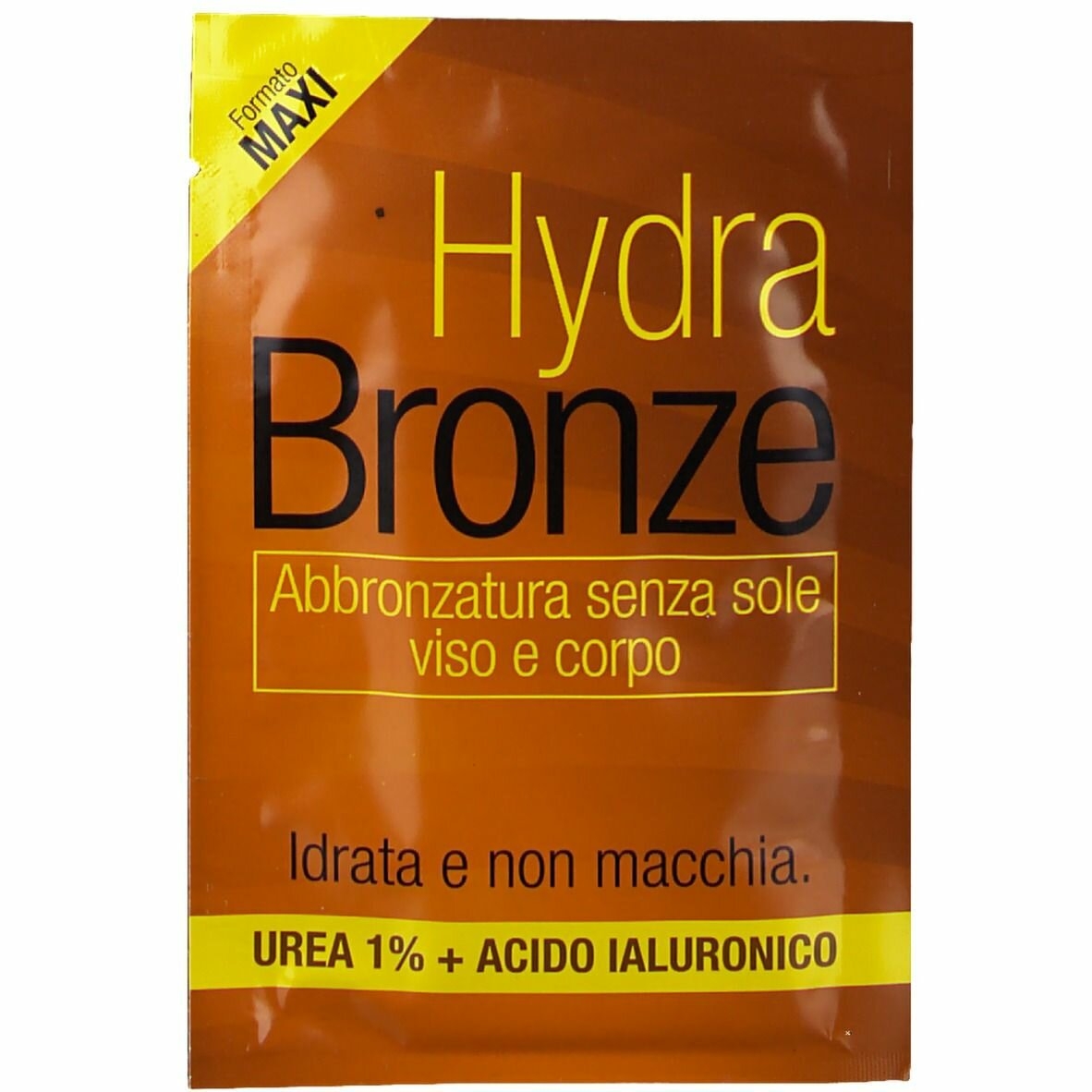Hydra Bronze Salvietta Auto Abbronzanti Viso Corpo Formato Maxi 10 ml