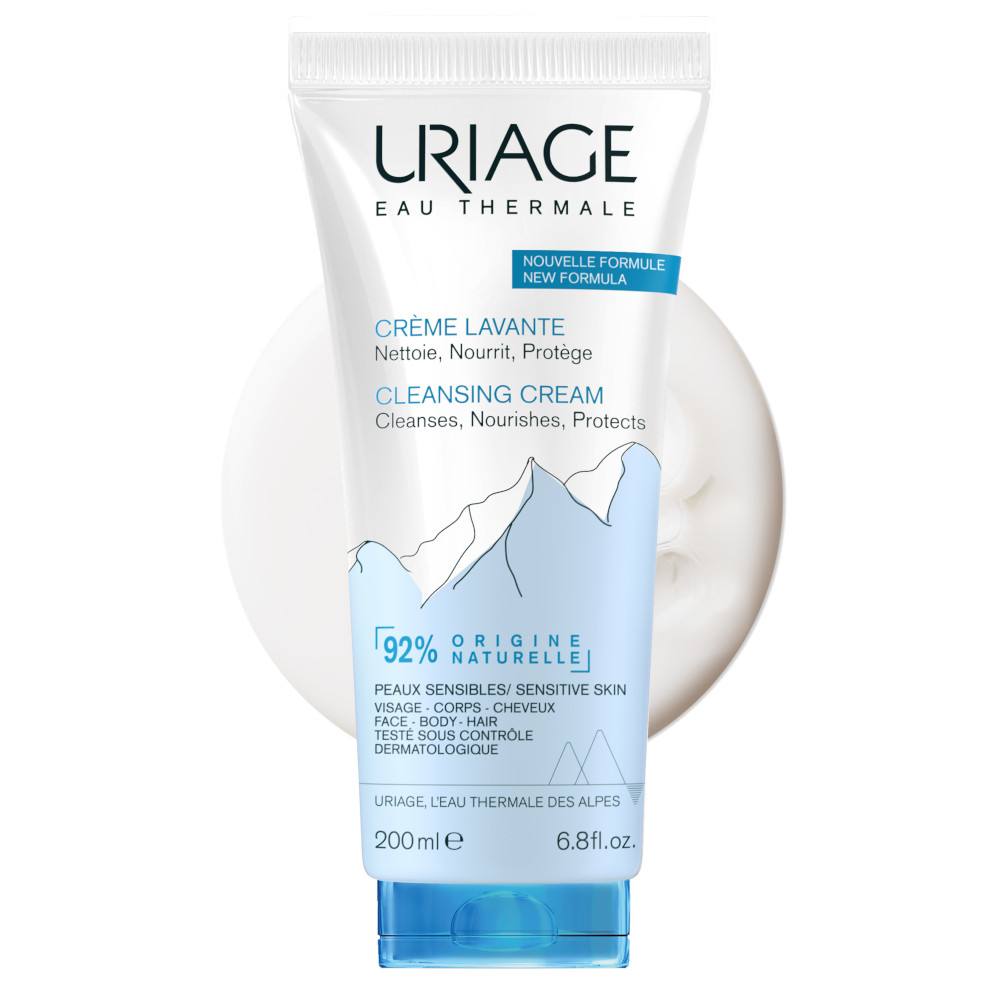 URIAGE CREME LAVANTE T - Detergente idratante per uso quotidiano 2 in 1 per corpo e capelli 200ML
