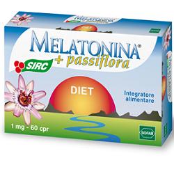 Melatonina + Passiflora Diet - 60 compresse da 1 mg
