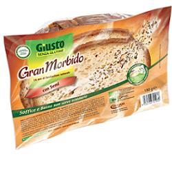 Giusto Senza Glutine Gran Morbido Pane Con Semi 190 g
