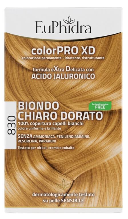 Euphidra ColorPRO XD 830 Biondo Chiaro Dorato Tintura Extra Delicata