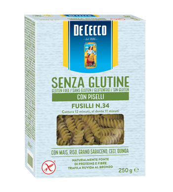 DE CECCO Fusilli n.34 con Piselli 250g