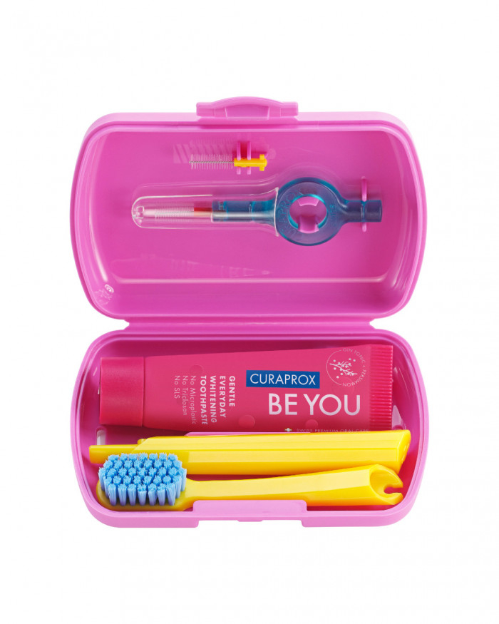 CURAPROX TRAVEL SET PINK