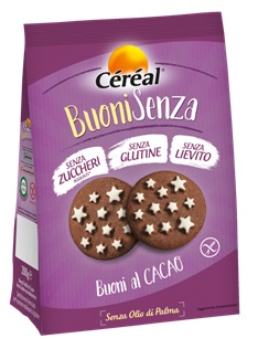 Céréal Biscotti Al Cacao Senza Glutine 200 g