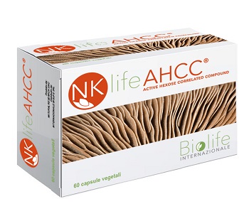 NK Life AHCC Integratore Difese Organismo 60 Capsule