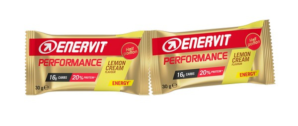 Enervit Power Sport Double Lemon Cream Barretta Energetica 2x30g 