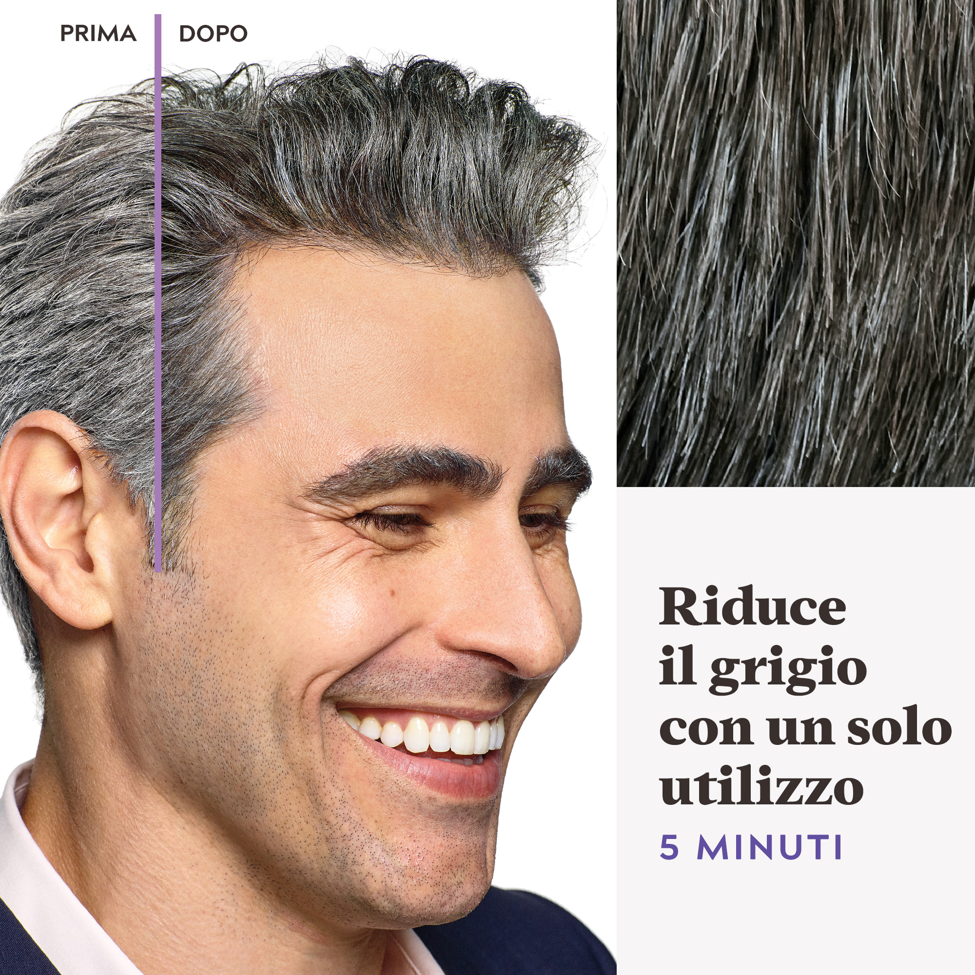 Touch of Gray Trattamento Colorante Graduale Per Uomo Castano 40 ml