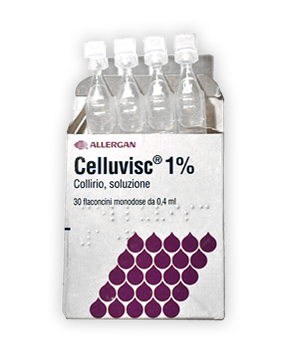 Celluvisc Collirio 10 mg/ml Carmellosa sodica 30 Flaconcini 0,4 ml