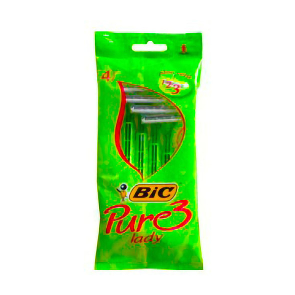 BIC RASOIO 3 PURE LADY X4