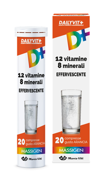 Dailyvit+ Effervescente Integratore Vitamine e Minerali 20 Compresse