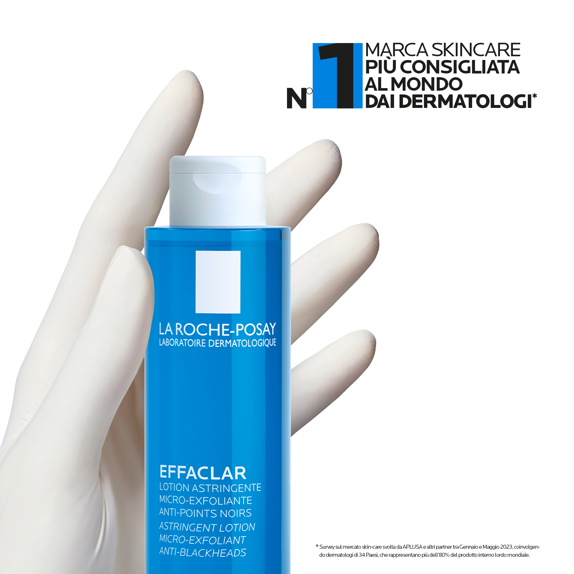 La Roche-Posay Effaclar lozione Astringente Microesfoliante per pelle mista, grassa o a tendenza acneica 200 ml