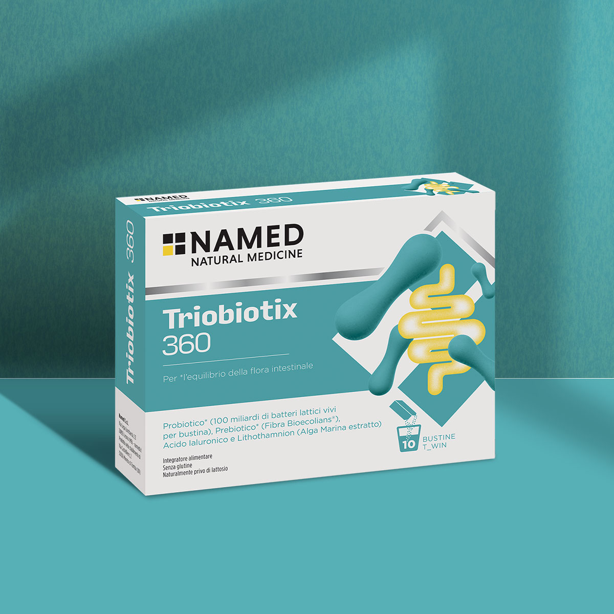 Named Triobiotix 360 Integratore per Benessere Intestinale 10 Bustine