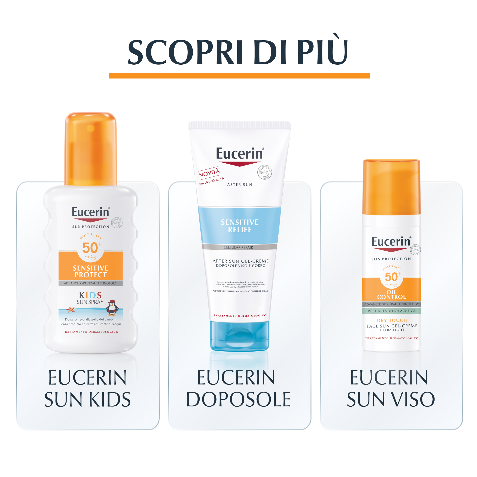 Eucerin Sun Spray Solare Corpo Tocco Secco SPF50 200mL