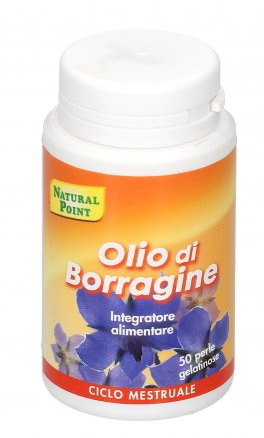 Olio Di Borragine Natural Point - Integratore per la sindrome premestruale - 50 perle gelatinose