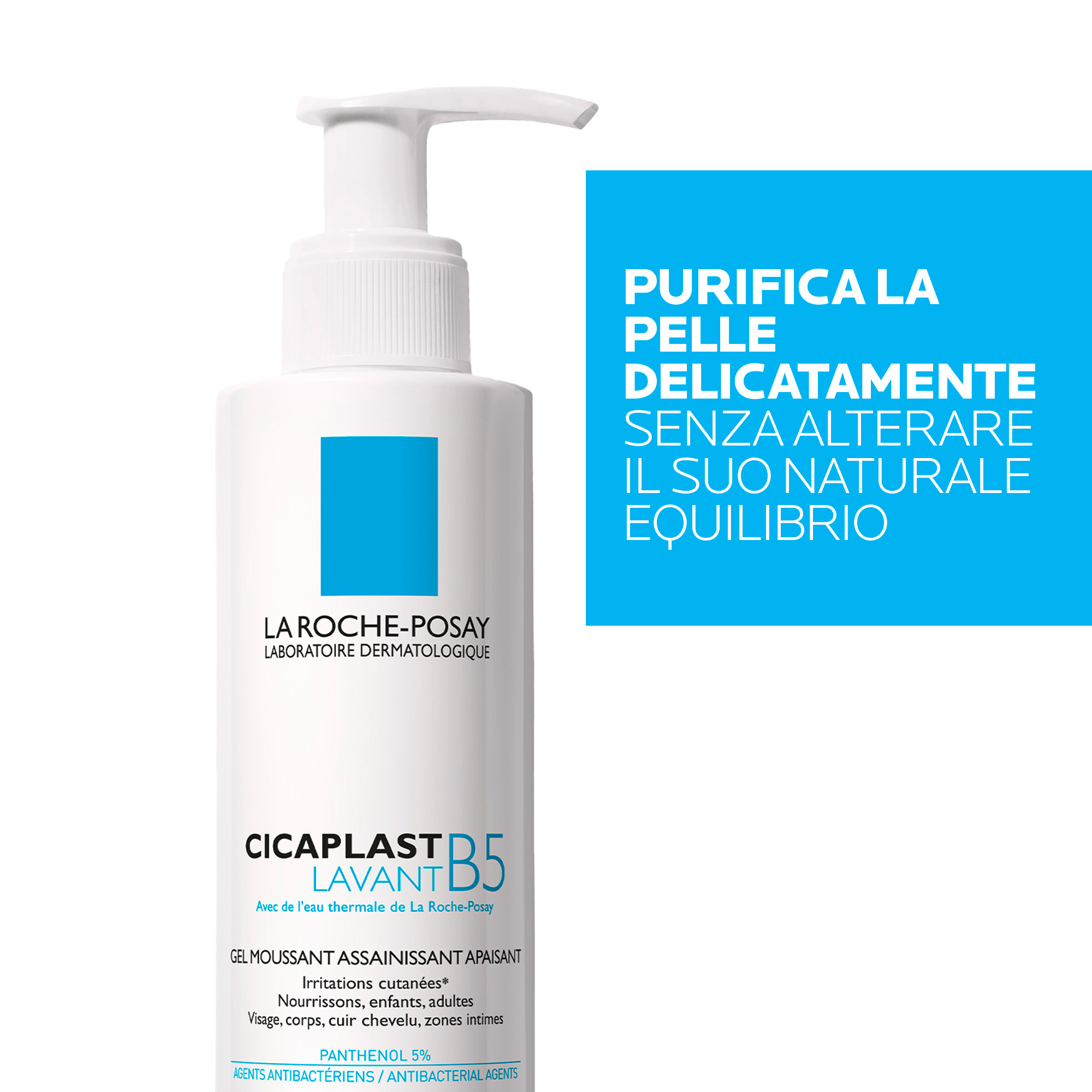 La Roche Posay Cicaplast - Lavant B5 Gel Detergente Purificante Lenitivo Per Pelle Secca 200 ml