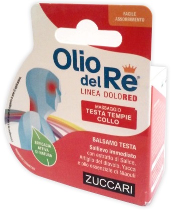 Zuccari Olio Del Re Dolored Balsamo Testa Miorilassante 25 ml