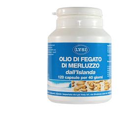 Ideale Islandese Olio di Fegato di Merluzzo 120 Capsule