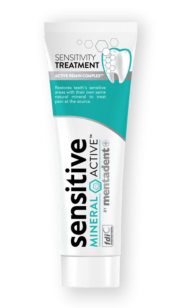 Mentadent Dentifricio Sensitive Mineral Active Protezione Sensibilità 75 ml
