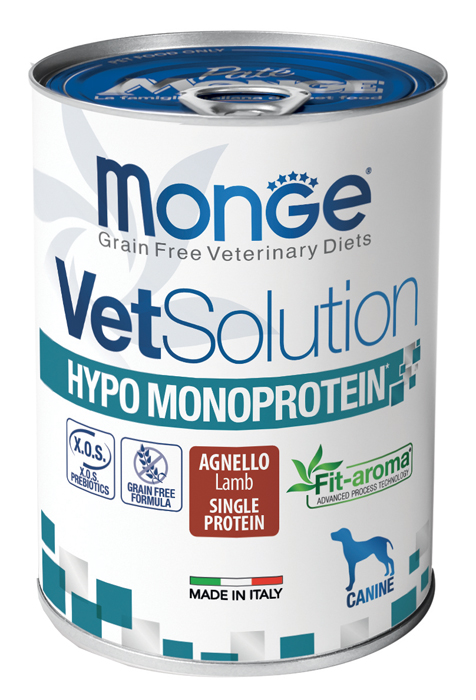 MONGE VETSOL CAN HYPO AGNELLO