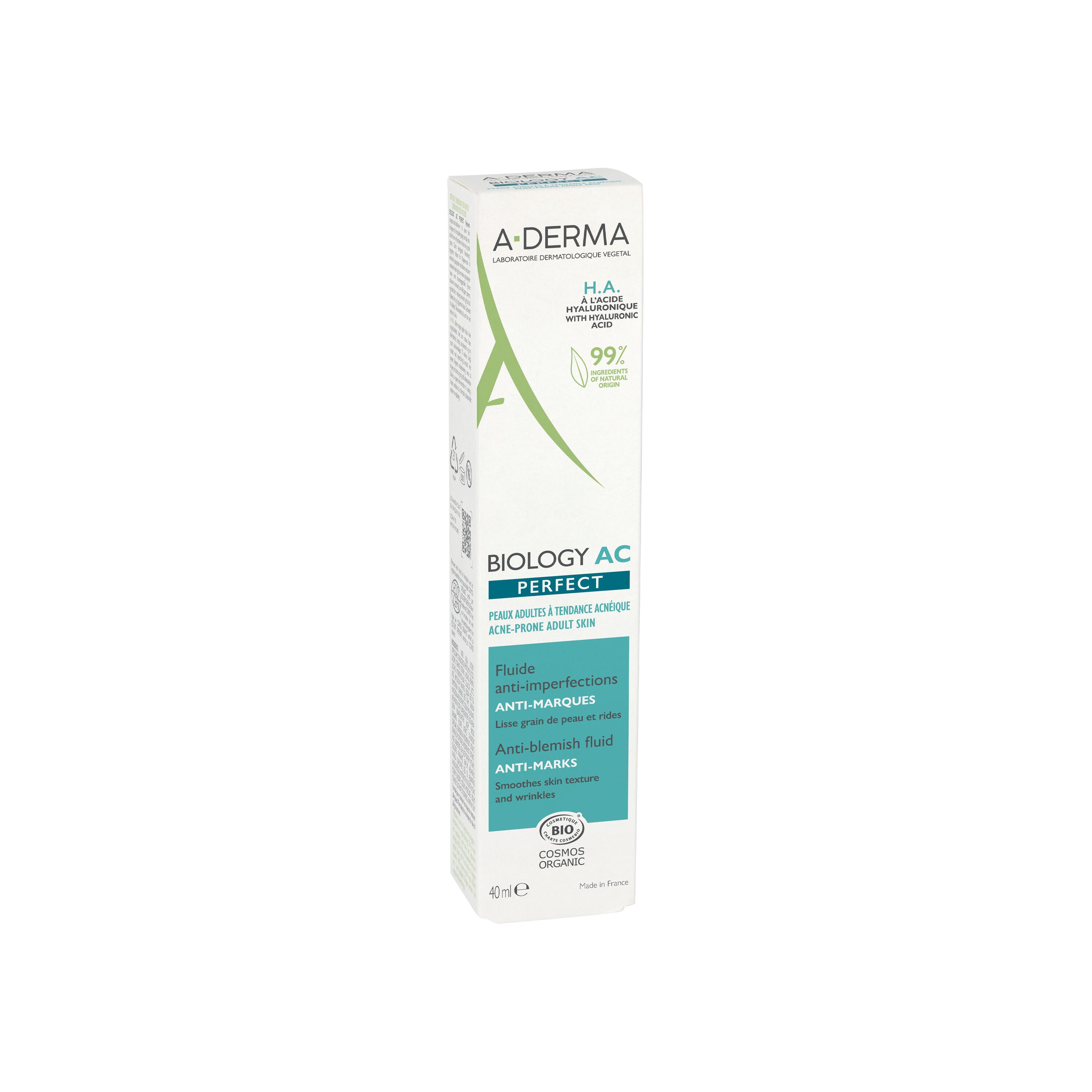 A-Derma - Biology AC Perfect Fluido Anti-Imperfezioni Per Pelle Acneica 40 ml