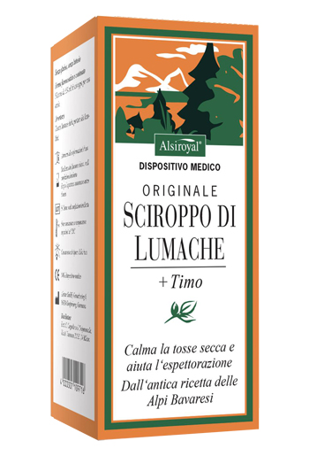 SCIROPPO DI LUMACHE ORGINALE Dott. C. Cagnola Per la Tosse 150 ml