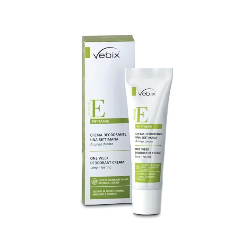 Vebix Phytamin Vitamina E Crema Deodorante 1 Settimana 25 ml
