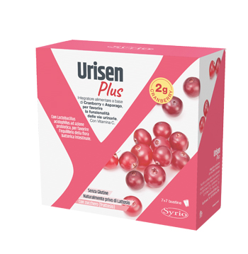 Urisen Plus integratore alimentare utile per il benessere delle vie urinarie 14 bustine