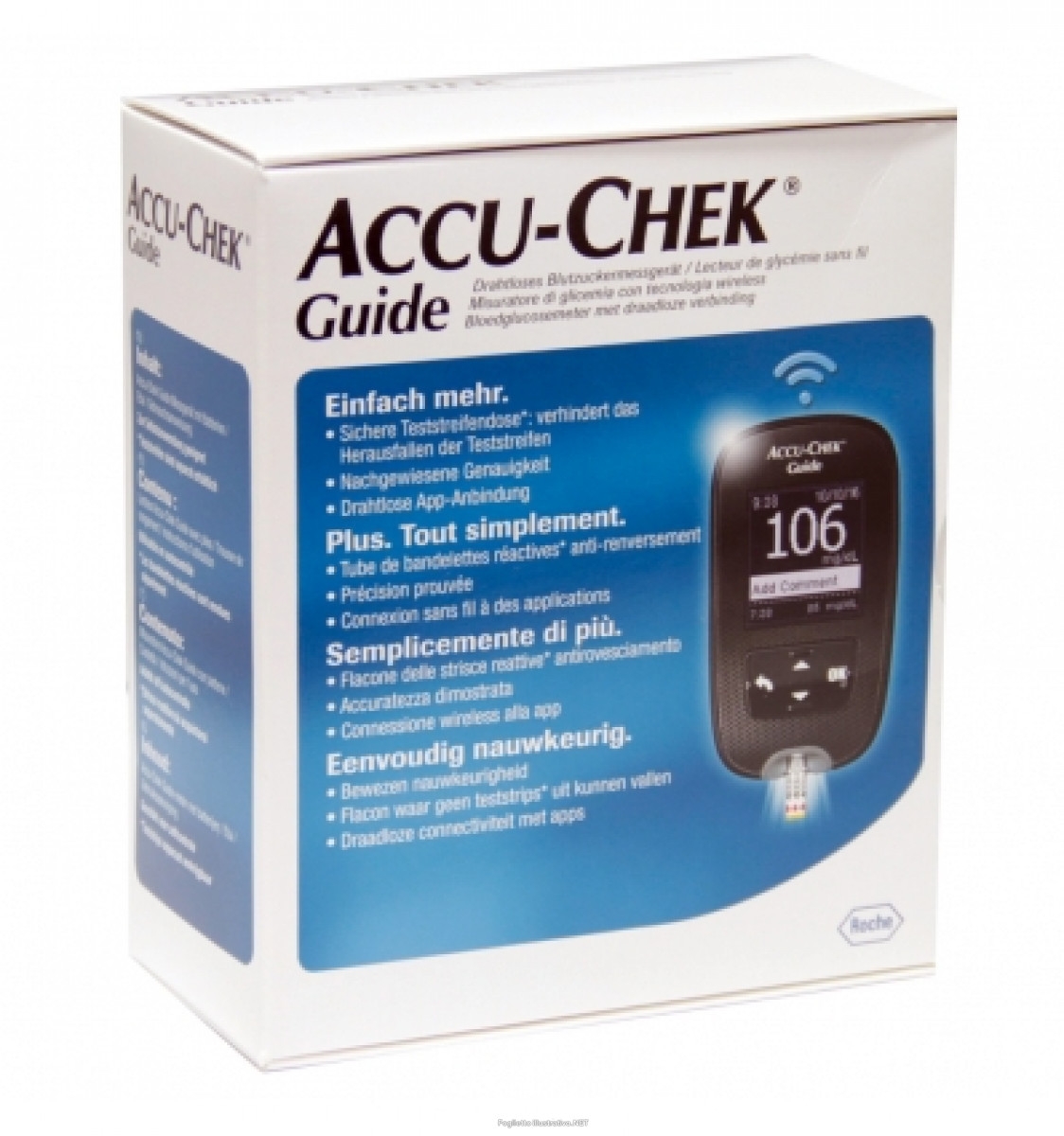 ACCU CHEK GUIDE MISURATORE DI GLICEMIA CON TECNOLOGIA WIRELESS