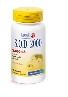 Longlife SOD 2000 integratore alimentare 60 compresse