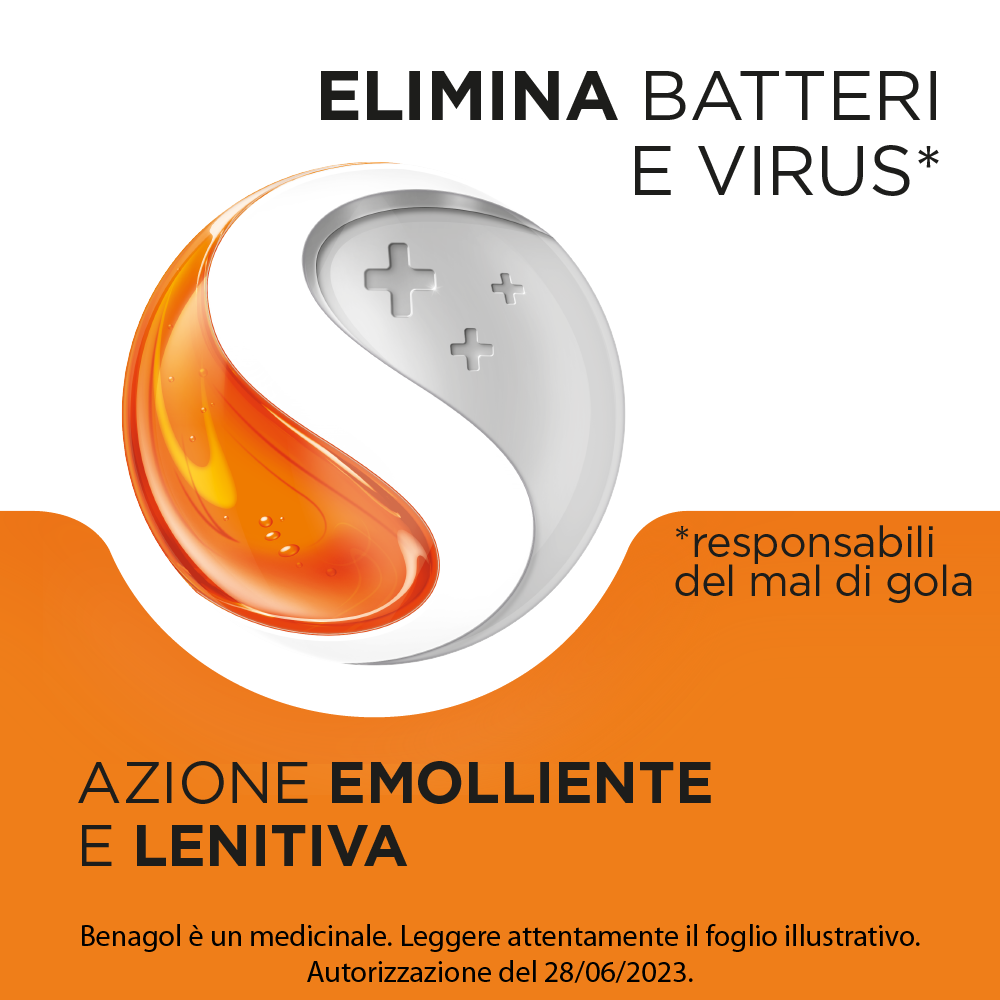 BENAGOL VIT.C.GUSTO ARANCIA 36 PAST pastiglie mal di gola