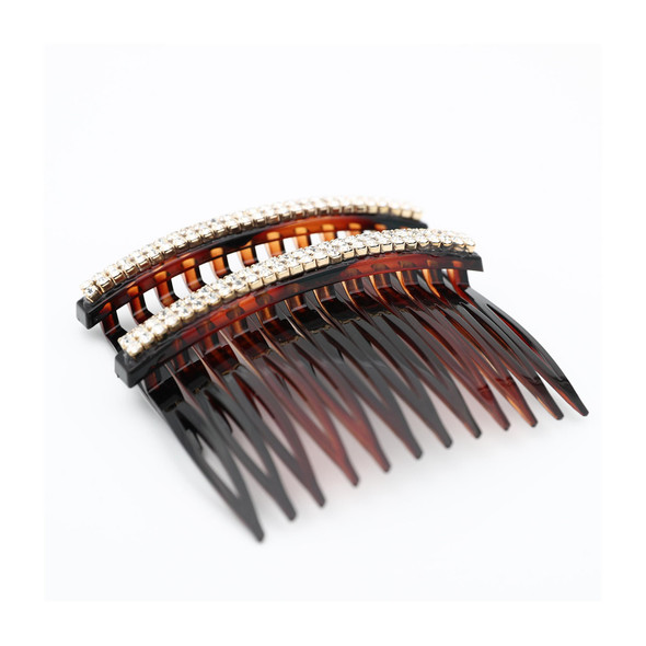 IB ACC PETTINE DOPPIA FILA STRAS M