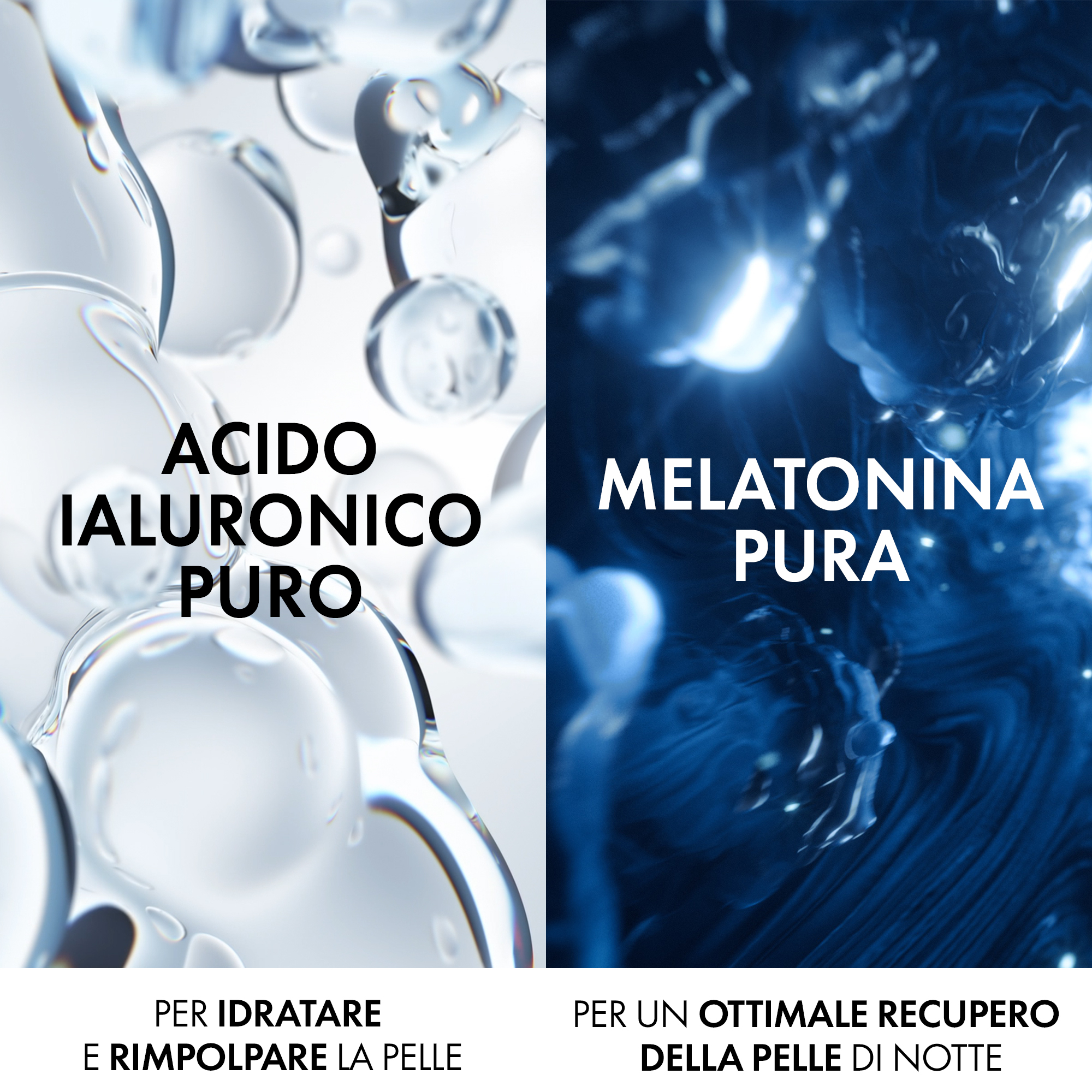 Vichy Minéral 89 Crema Notte Idratante Effetto Rigenerante con Melatonina Pura 50ml