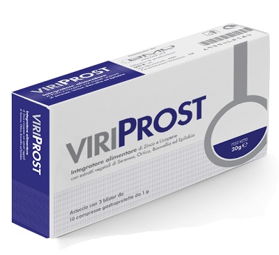 Viriprost integratore per la normale funzionalità prostatica 30 compresse