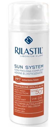 Rilastil Sun System Gelcrema Solare Ultraleggero SPF 50+ Protezione Viso 50 ml