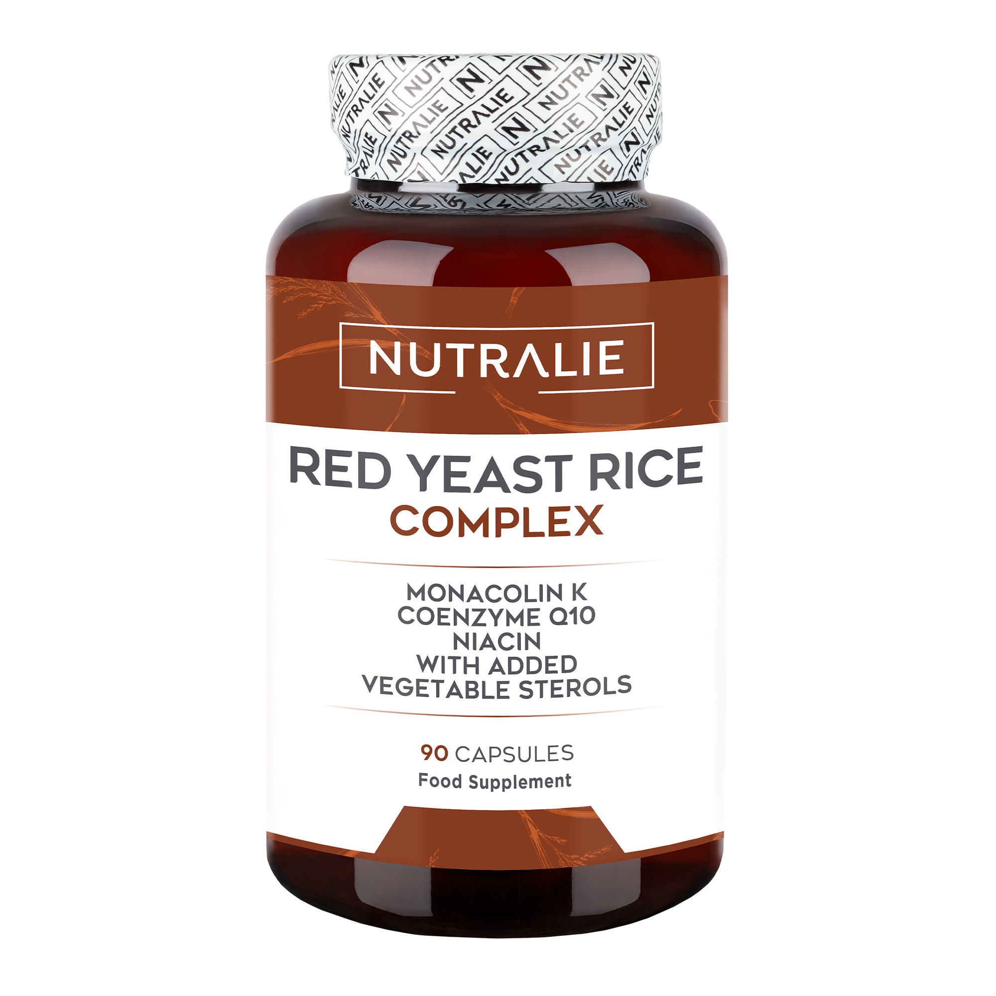 Nutralie Lievito di Riso Rosso + Monacolina K + Q10 + Niacina Vegan 90 Capsule