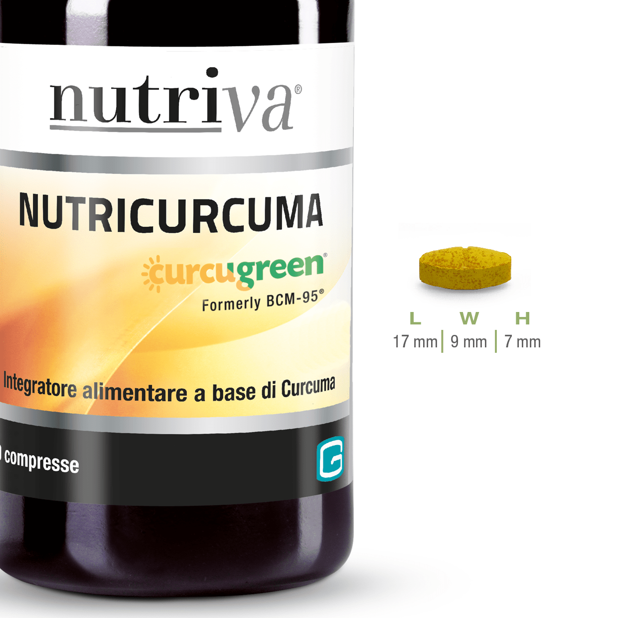 Nutriva Nutricurcuma - Integratore antiossidante - 30 Compresse