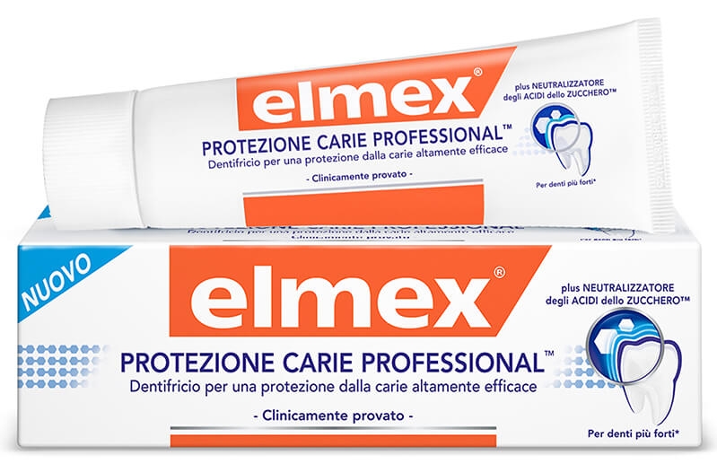 Elmex Protezione Carie Professional - Dentifricio anti-carie 75 ml