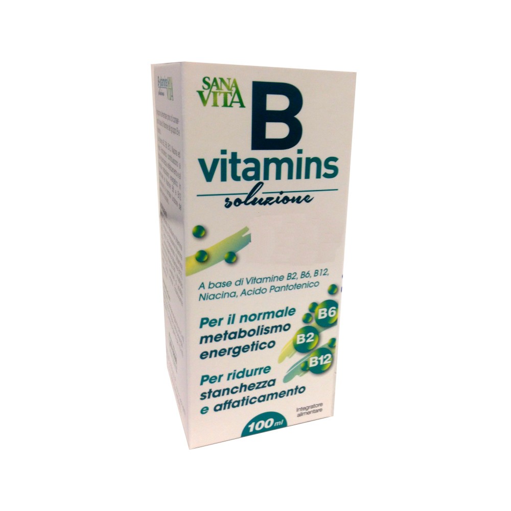 Sanavita Vitamins B Soluzione utile per il metabolismo energetico 100ml